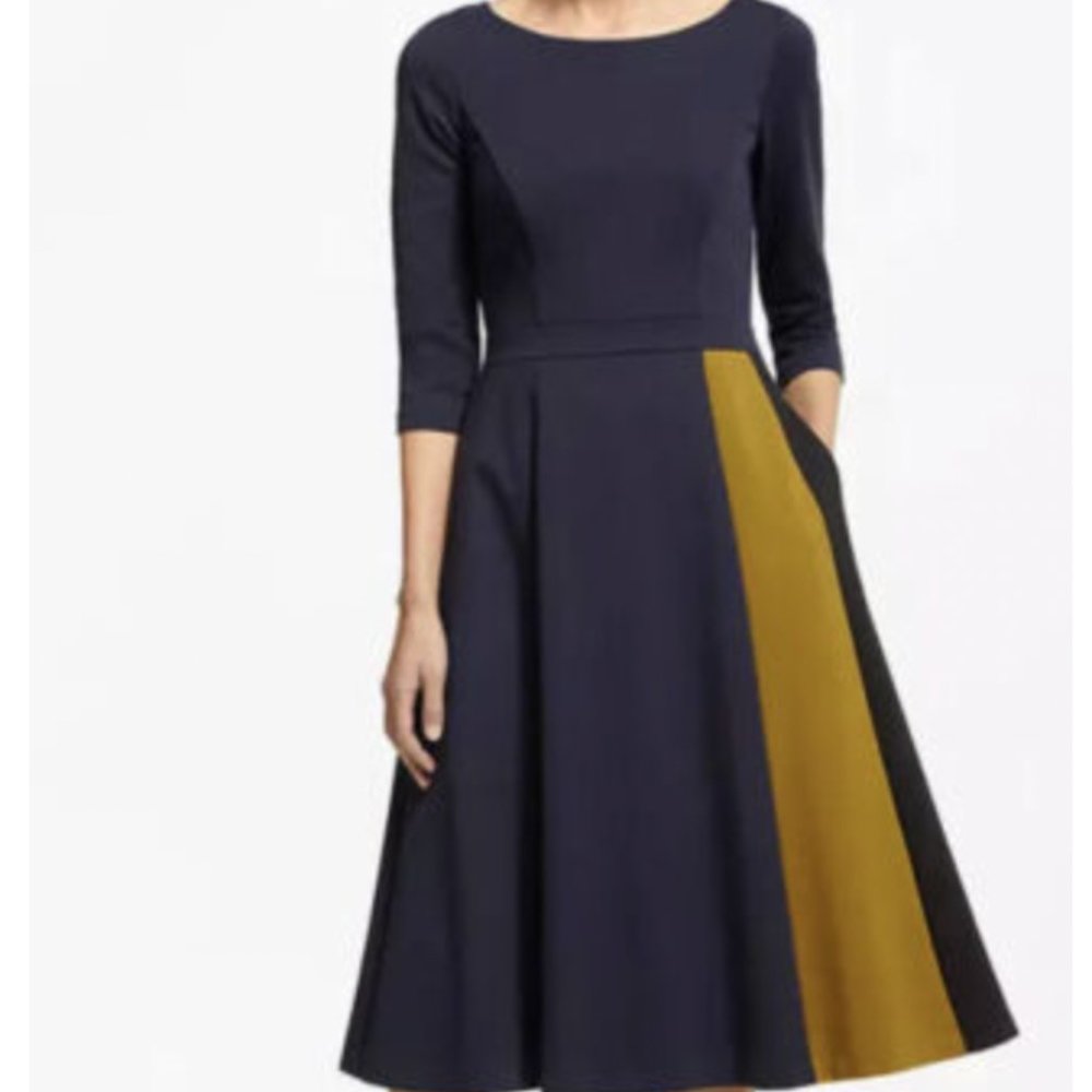Boden | Navy Claudia Midi Dress